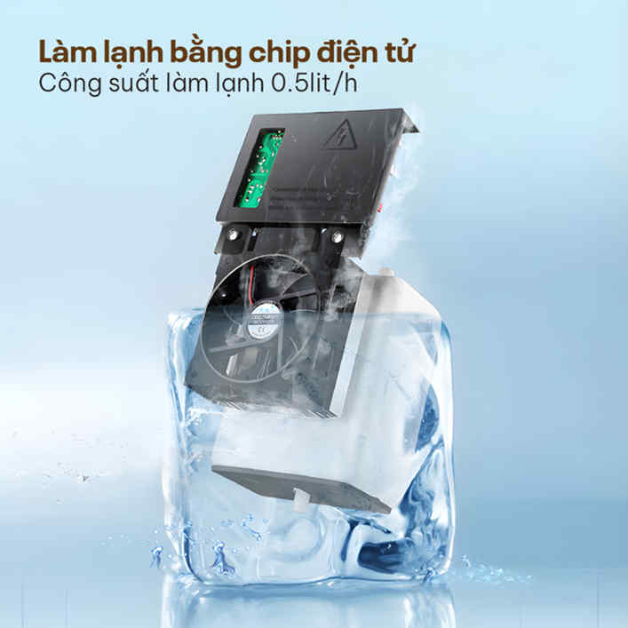 Cây nước nóng lạnh có ngăn hỗ trợ khử khuẩn UV Fujihome TB241UV